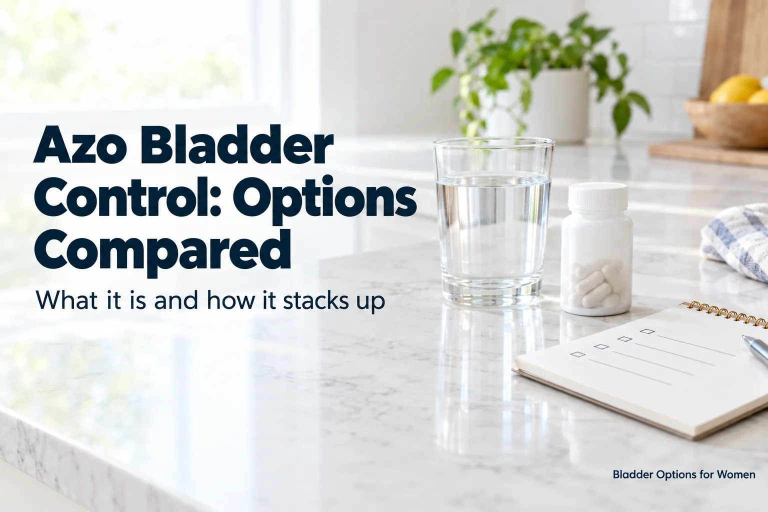 Azo Bladder Control: What It Is, What It Does, and How It Compares to Other Overactive Bladder Options